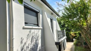 maison à valence en rénovation de façade crépis