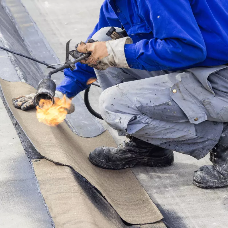 étanchéité de toit terrasse par membrane EPDM